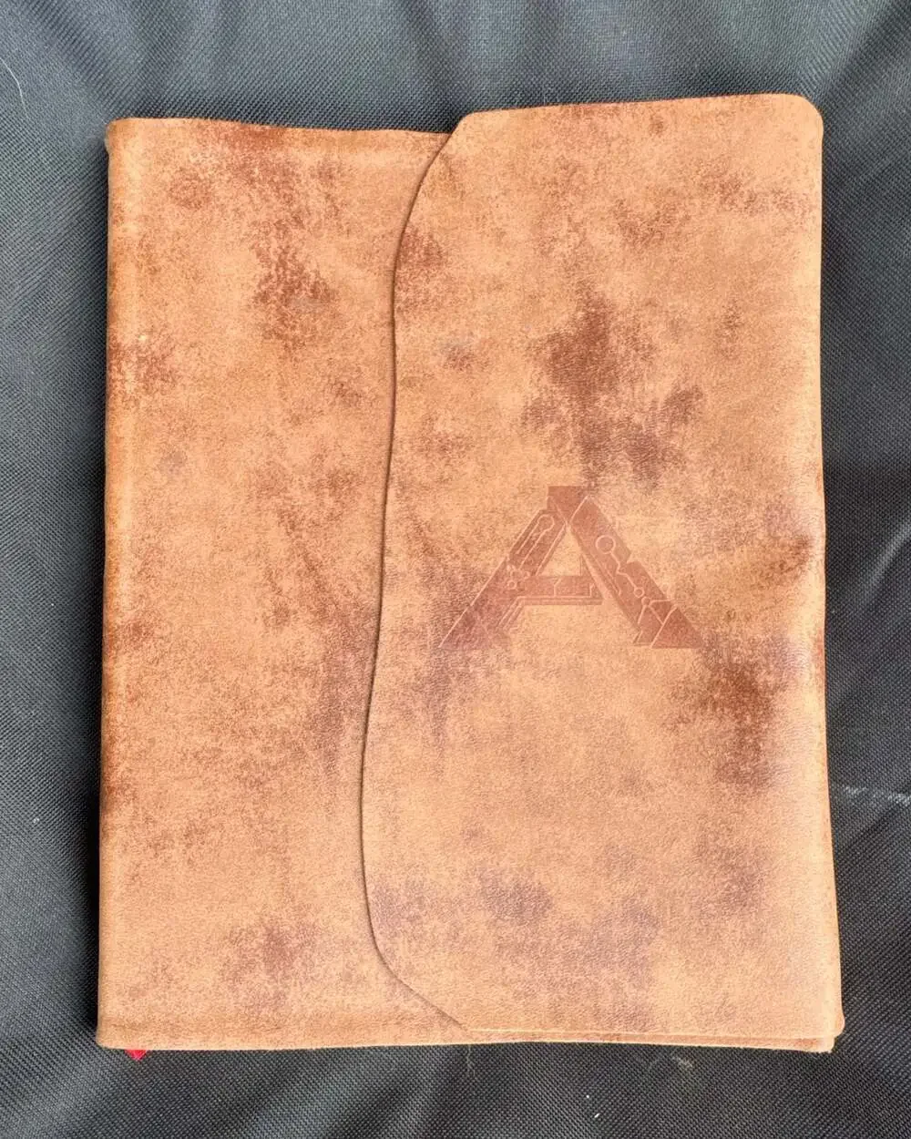 ARK: Survival Evolved Branded Distressed Leather Portfolio Notebook Cover